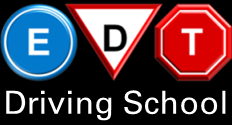 The EDT driving school logo